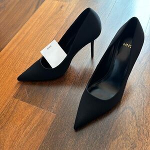 Mango black heels